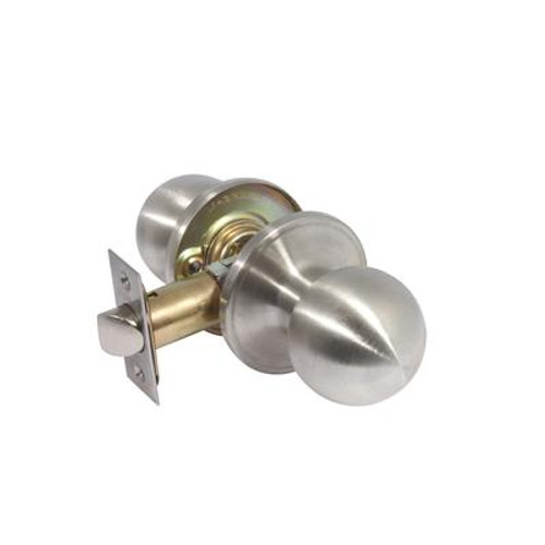 Saturn Door Lock Passage Satin Nickel