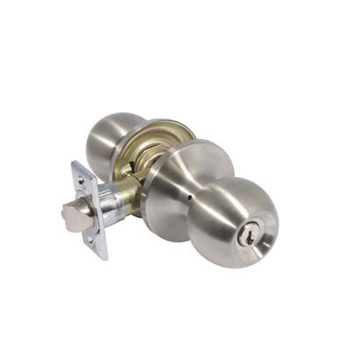 Saturn Door Lock Entry Satin Nickel