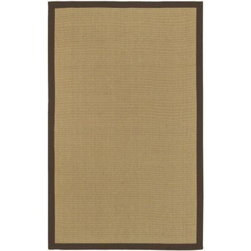 Border Town Chocolate Sisal/Cotton 9 Ft. x 12 Ft. Area Rug