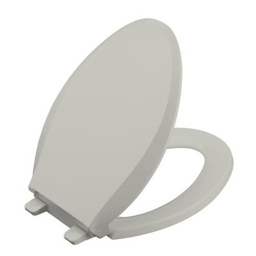 Cachet Quiet-Close(Tm) Toilet Seat With Quick-Release(Tm) Functionality in Ice Grey