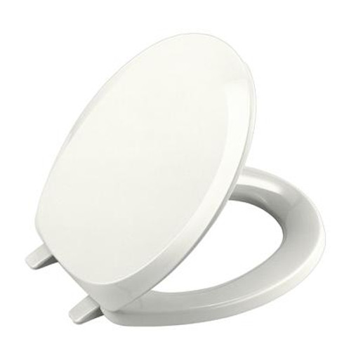 French Curve Toilet Seat in White