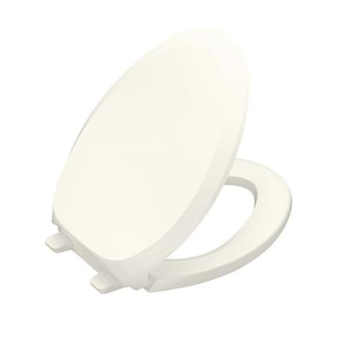 French Curve Quiet-Close(Tm) Elongated Toilet Seat in Biscuit