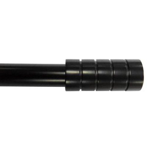 3/4 Inch Modern Cylinder 66 Inch - 120 Inch Black