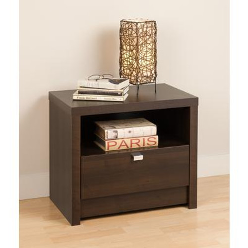 Espresso Designer Series 9 - 1 Drawer Nightstand