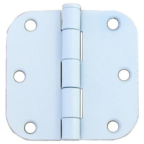 3 Inch  White 5/8rd Door Hinge 2pk