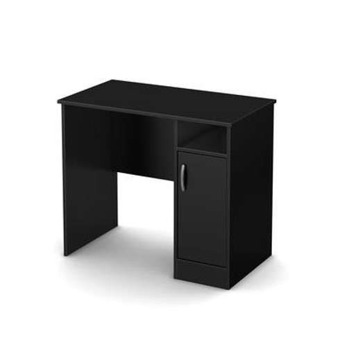 Freeport Small Work Desk In Pure Black