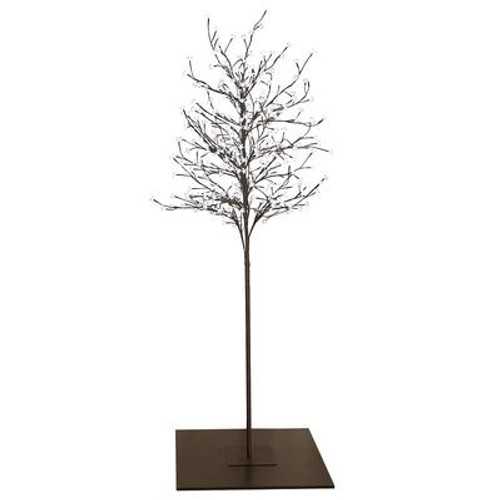 LED Tree 70 Inch High with 200xLED and Brown Finish