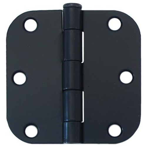 3 Inch  Iron Black 5/8rd Door Hinge 2pk