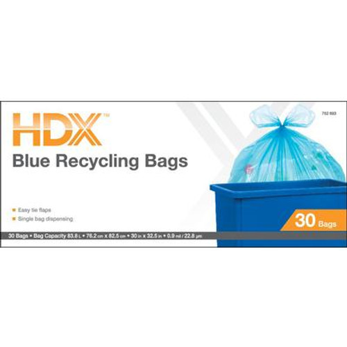 Blue Recycling Bag