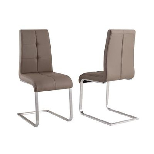 Kolt - Box of 2 - Side Chair - Taupe Grey