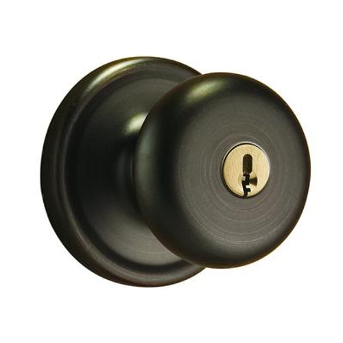 Hancock Entry Knob in Polished Brass