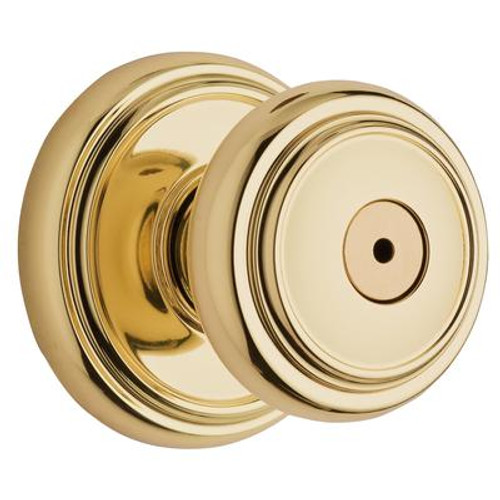 Wickham Privacy Knob in Polished Brass