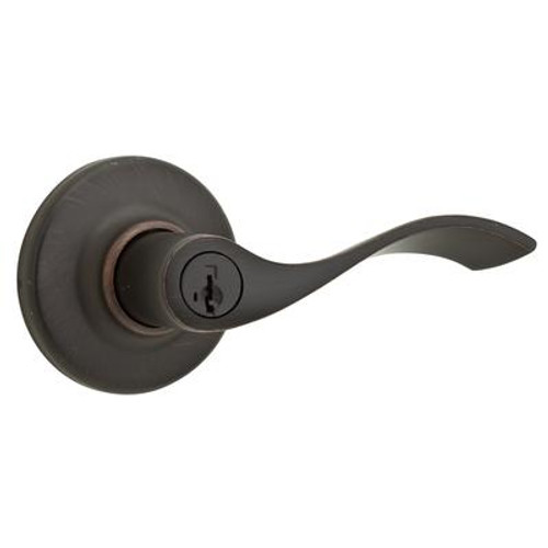 Belmont Entry Lever in Venetian Bronze