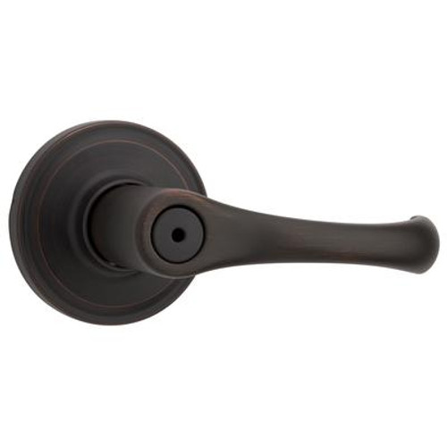 Aspen Privacy Lever in Venetian Bronze