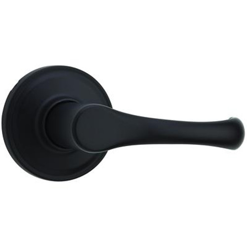 Aspen Passage Lever in Iron Black