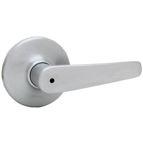 Kim Privacy Lever in Satin Chrome