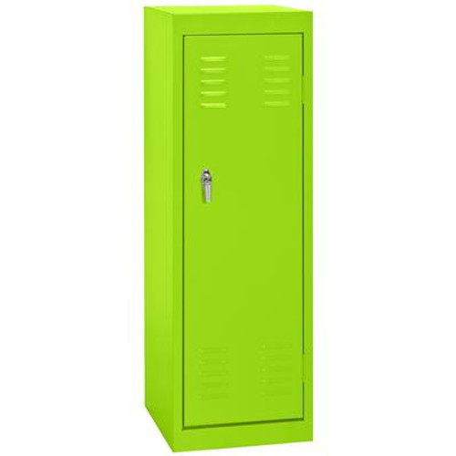 15 Inch L x 15 Inch D x 48 Inch H Single Tier Welded Steel Locker in Electric Green