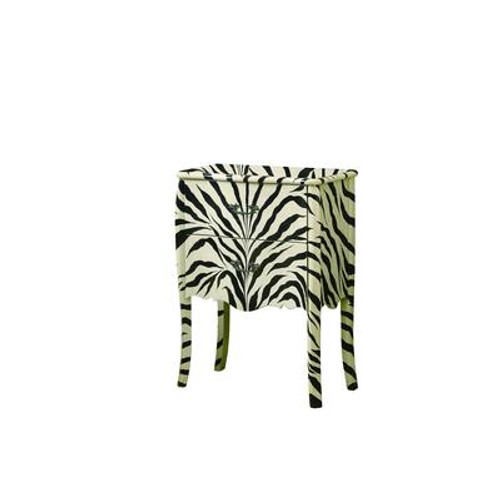 Accent Chest - Zebra Transitional Style