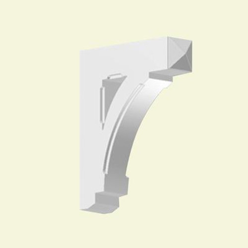 20 Inch x 5 Inch x 24 Inch Primed Polyurethane Bracket