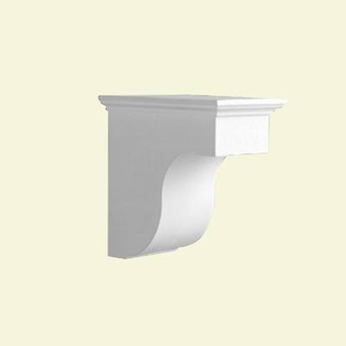 8 Inch x 7-7/8 Inch x 8 Inch Primed Polyurethane Bracket