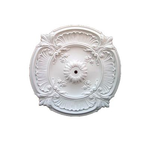 30-1/4 Inch x 30-1/4 Inch x 2-1/2 Inch Acanthus Leaf Smooth Ceiling Medallion