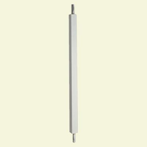 28 Inch x 4-7/8 Inch x 4-7/8 Inch Baluster Square Smooth