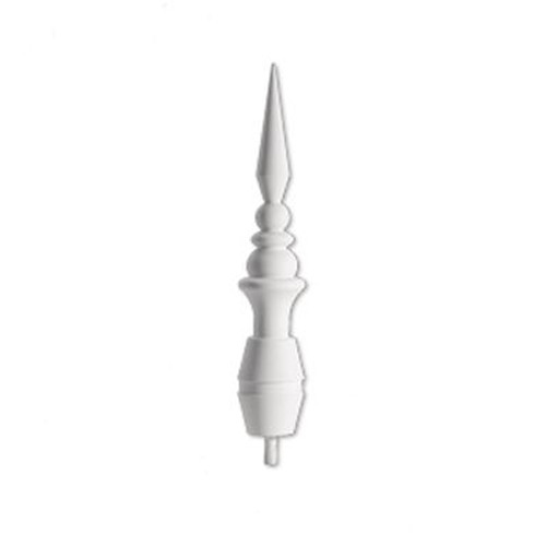 6 Inch x 32-1/4 Inch x 6 Inch Primed Polyurethane Spire