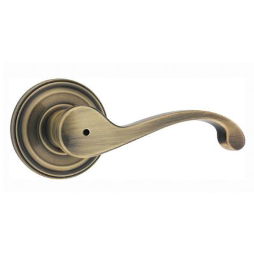Commonwealth Privacy Lever in Antique Brass
