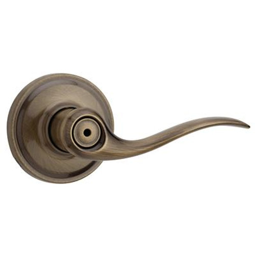 Toluca Privacy Lever in Antique Brass