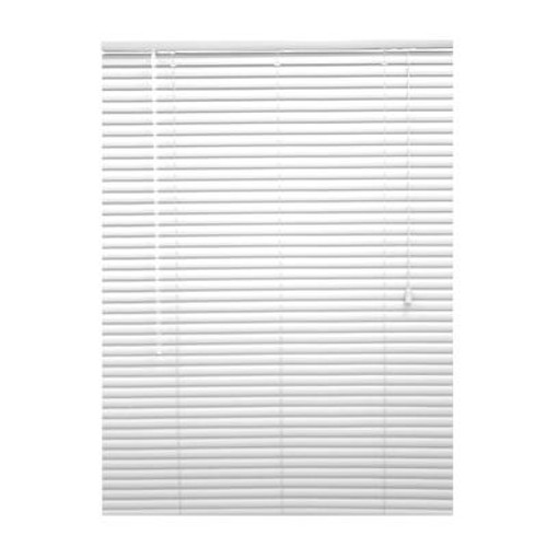 60x72 White 1 3/8 in. Premium Vinyl Blind (Actual width 59.5 in.)