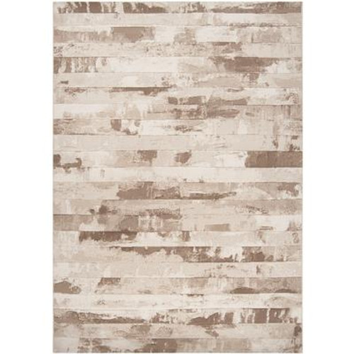 Hurtado Cream Polypropylene Area Rug - 7 Feet 10 Inches x 10 Feet