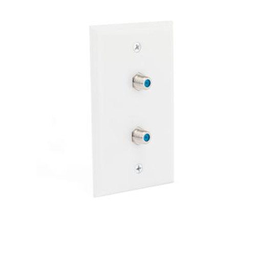 Dual Coaxial Wall Plate