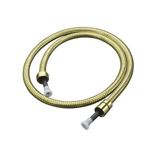 Mastershower 60 Inch Metal Shower Hose in Vibrant French Gold