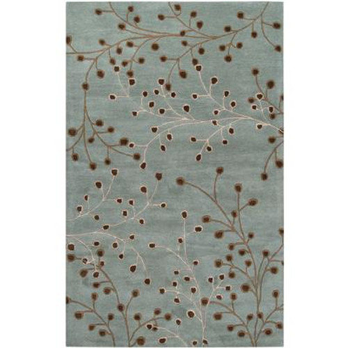 Talca Aqua Wool Accent Rug - 2 Ft. x 3 Ft. Area Rug