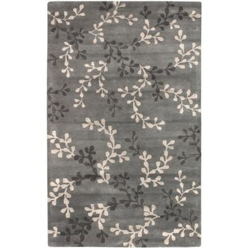 Satipo Blue Gray New Zealand Wool Accent Rug - 2 Ft. x 3 Ft. Area Rug