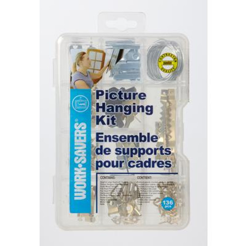 Picture Hanger Kit - 136Pcs