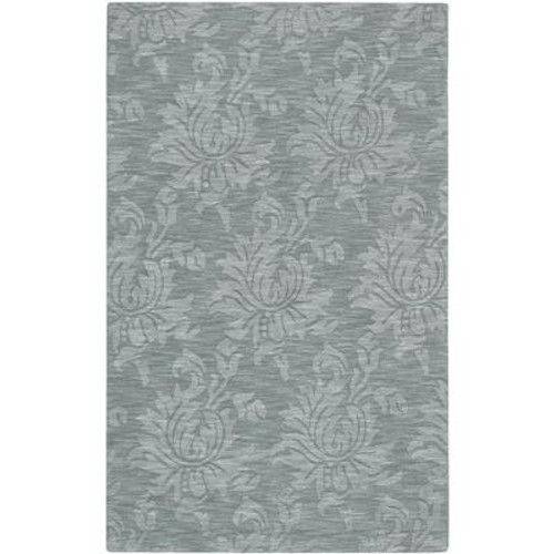 Biruca Gray Blue Wool Accent Rug - 2 Ft. x 3 Ft. Area Rug