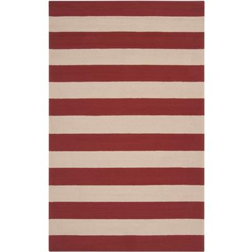 Montero Carnelian Polypropylene Indoor/Outdoor  - 8 Ft. x 10 Ft. Area Rug