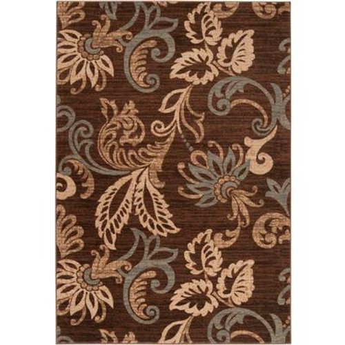 Pokigra Coffee Bean Polypropylene Accent Rug - 2 Ft. x 3 Ft. 3 In. Area Rug