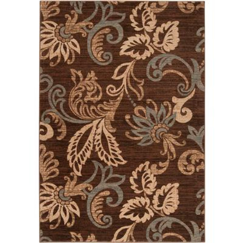 Pokigra Coffee Bean Polypropylene  - 7 Ft. 10 In. x 10 Ft. 10 In. Area Rug