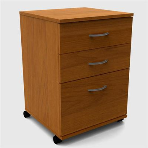 Essentials 3-Drawer Mobile File  - Cappuccino