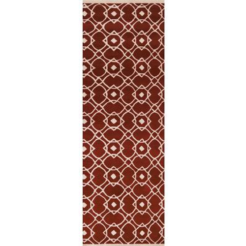 Taintrux Clay New Zealand Wool Runner - 2 Ft. 6 In. x 8 Ft. Area Rug