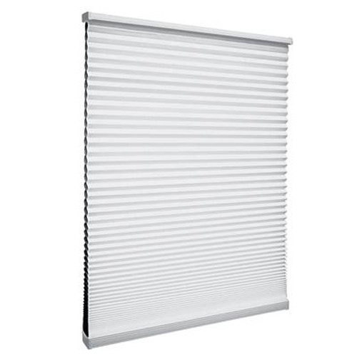 23x72 Shadow White Cordless Blackout Cellular Shade (Actual width 22.625 Inch)