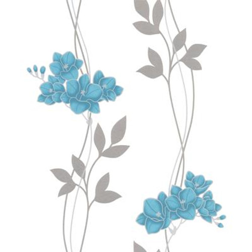 Serene Aqua/Turquoise Wallpaper