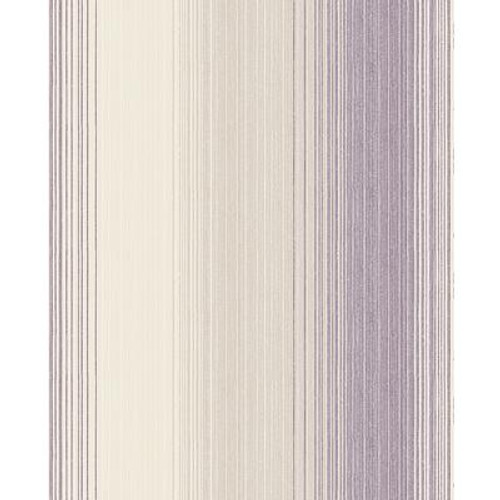 Chambray Stripe Purple/Lavender Wallpaper