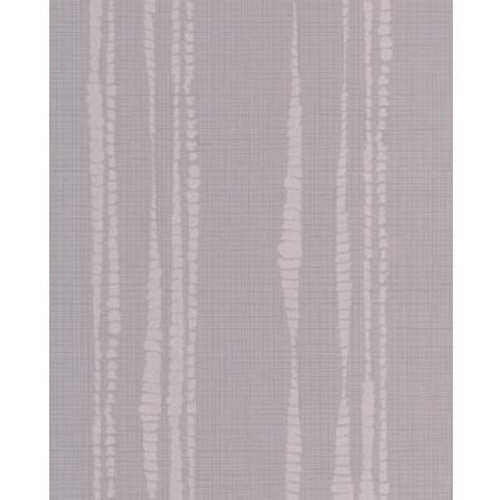 Laddered Stripe Gray/Silver Wallpaper