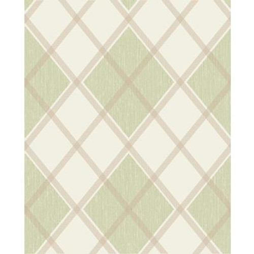 Argyle Green Wallpaper