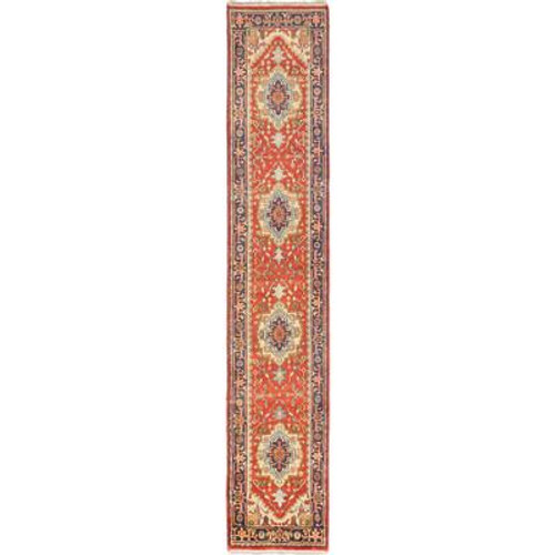 Hand-knotted Batul Rug - 2 Ft. 6 In. x 13 Ft. 5 In.