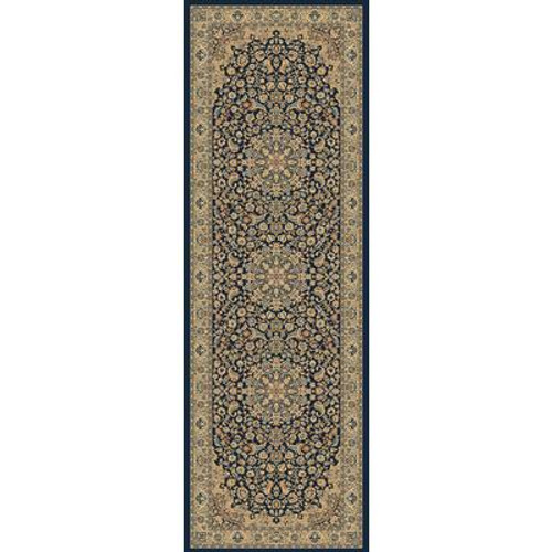 Classical Manor Blue 2 Feet 7 Inch x 7 Feet 10 Inch Runner