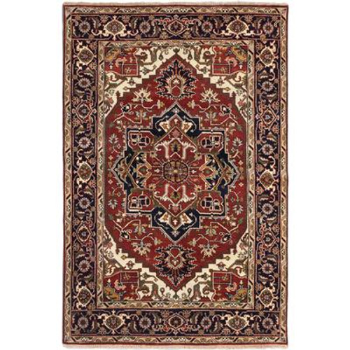 Hand-knotted Batul Rug - 6 Ft. 1 In. x 9 Ft. 3 In.